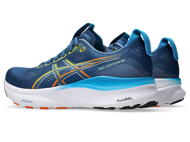 Asics Gel-Kayano 32 Men's Running Shoes - Twilight Blue/Anzu-3