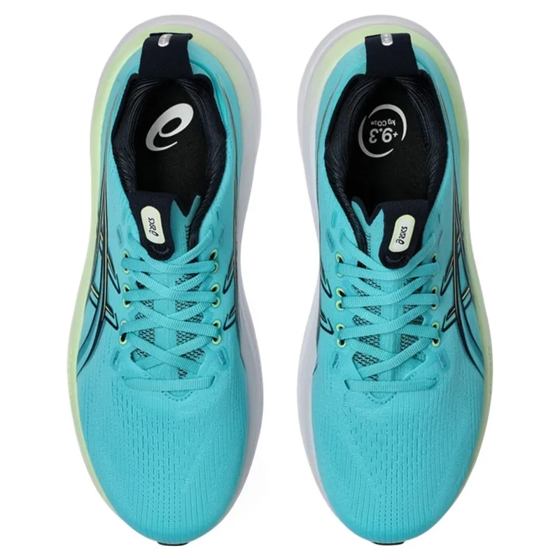 Asics Gel-Nimbus 28 Men's Running Shoes - Energy Aqua/Midnight-5