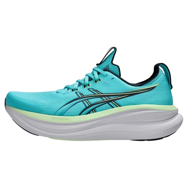 Asics Gel-Nimbus 28 Men's Running Shoes - Energy Aqua/Midnight-2