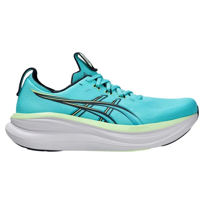 Asics Gel-Nimbus 28 Men's Running Shoes - Energy Aqua/Midnight