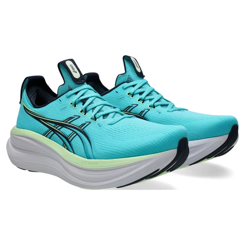 Asics Gel-Nimbus 28 Men's Running Shoes - Energy Aqua/Midnight-3