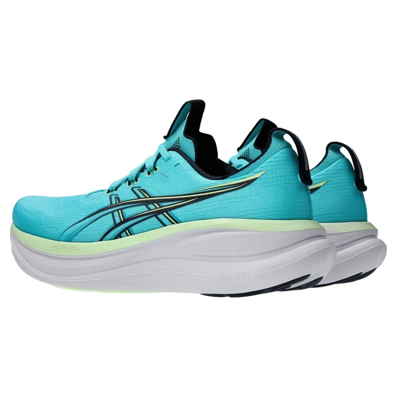 Asics Gel-Nimbus 28 Men's Running Shoes - Energy Aqua/Midnight-4