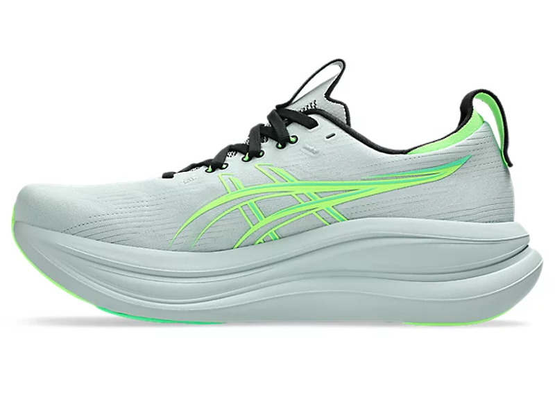 Asics Gel-Nimbus 28 Men's Running Shoes - Cold Moss/Illuminate Green-1