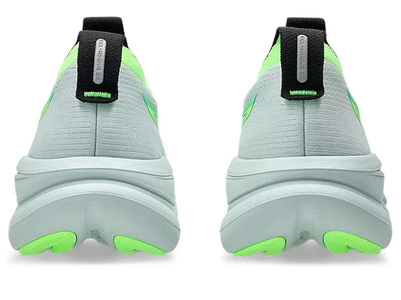 Asics Gel-Nimbus 28 Men's Running Shoes - Cold Moss/Illuminate Green-4