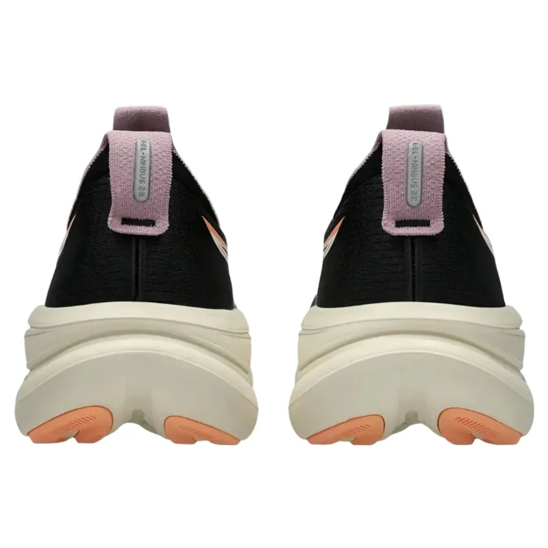 Asics Gel-Nimbus 28 Running Shoes - Black/Taro Purple-4