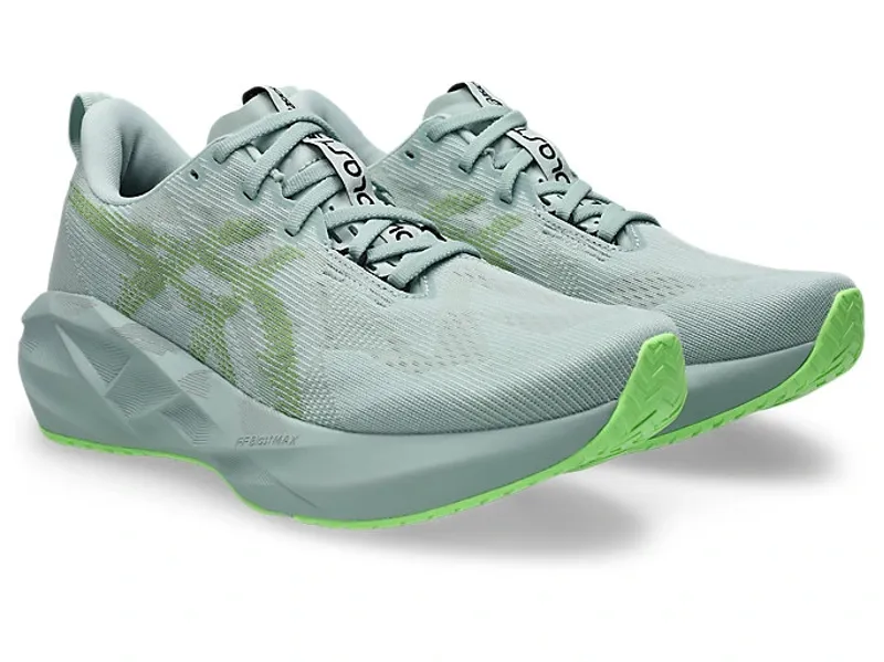 Asics Novablast 5 Men's Running Shoes - Cold Moss/Light Orange-2