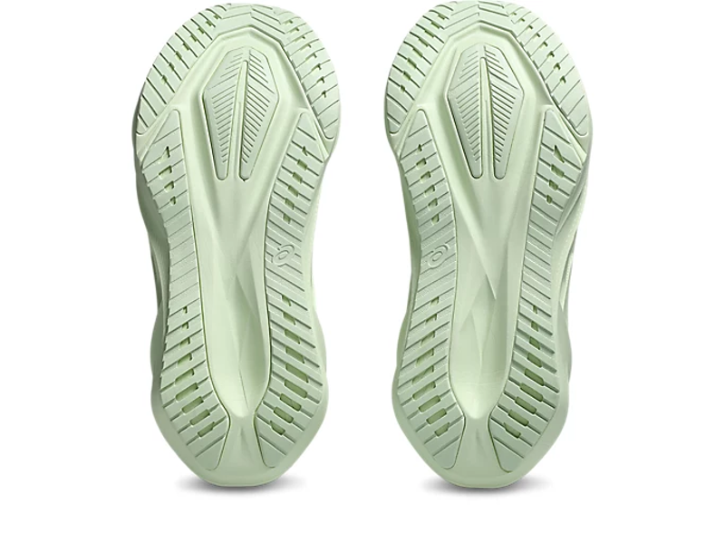 Asics Novablast 5 Women's Running Shoes - Whisper Green/Monument Blue-6