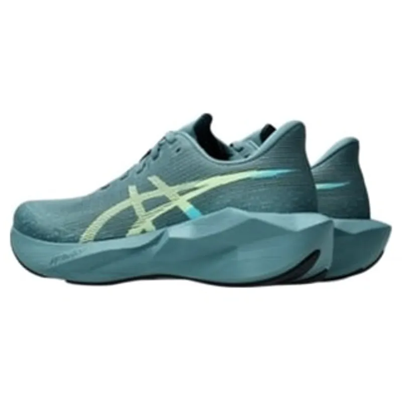 Asics Novablast 6 Men's Running Shoes - Foggy Teal/Illuminate Yellow-4