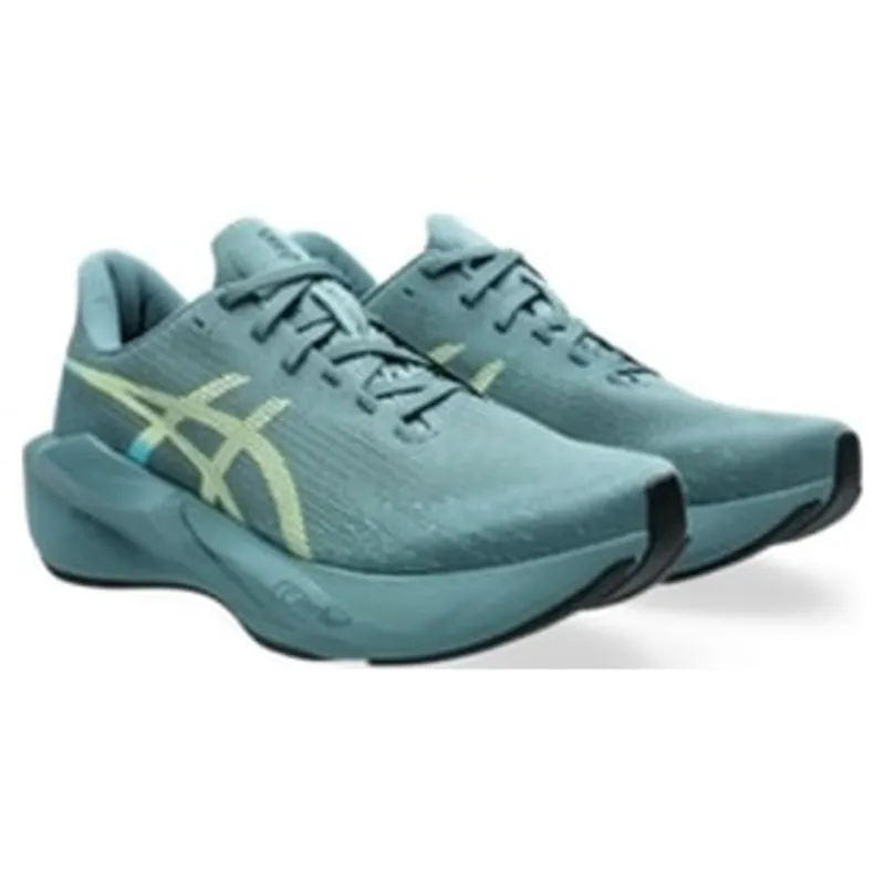 Asics Novablast 6 Men's Running Shoes - Foggy Teal/Illuminate Yellow-2