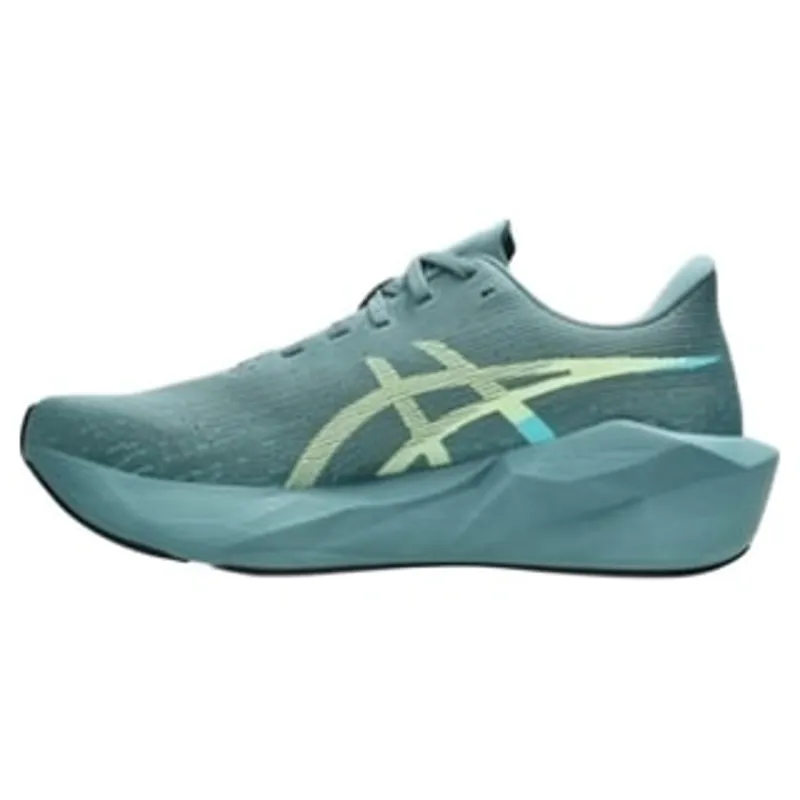 Asics Novablast 6 Men's Running Shoes - Foggy Teal/Illuminate Yellow-3