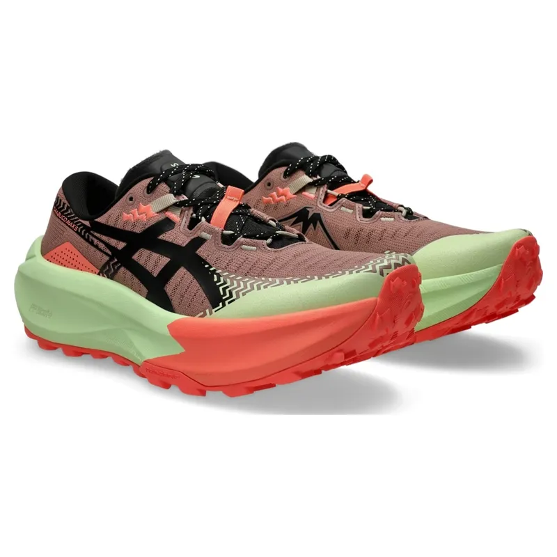 Asics Trabuco Max 5 Men's Trail Running Shoes - Umeboshi/Black-3
