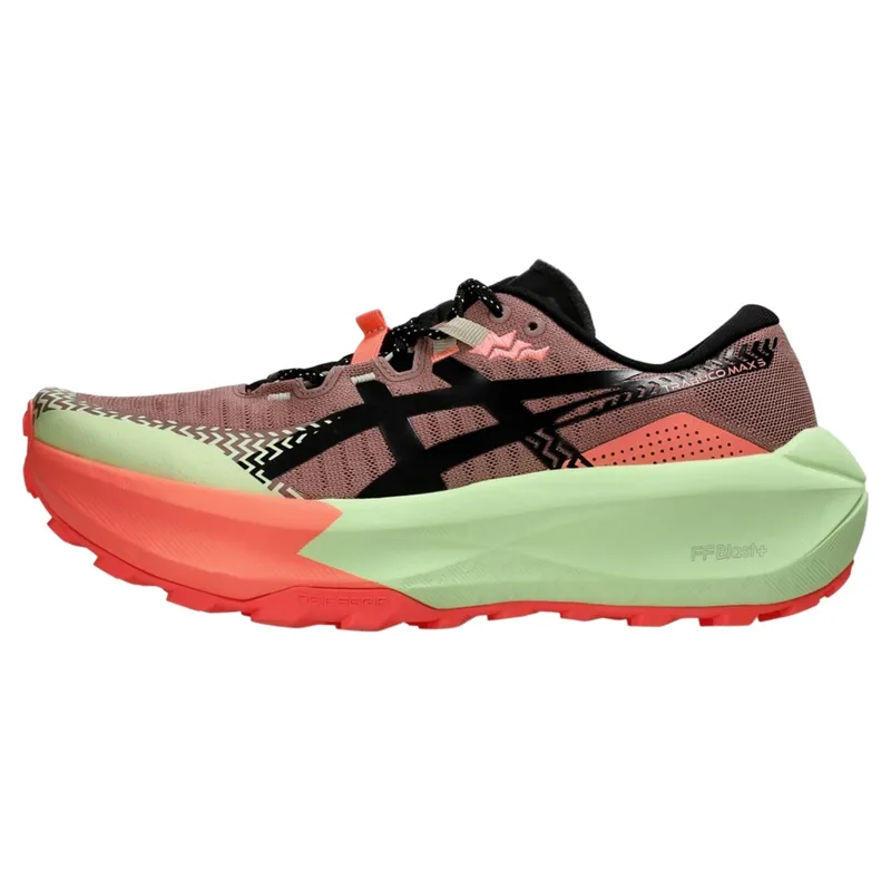 Asics Trabuco Max 5 Men's Trail Running Shoes - Umeboshi/Black-1