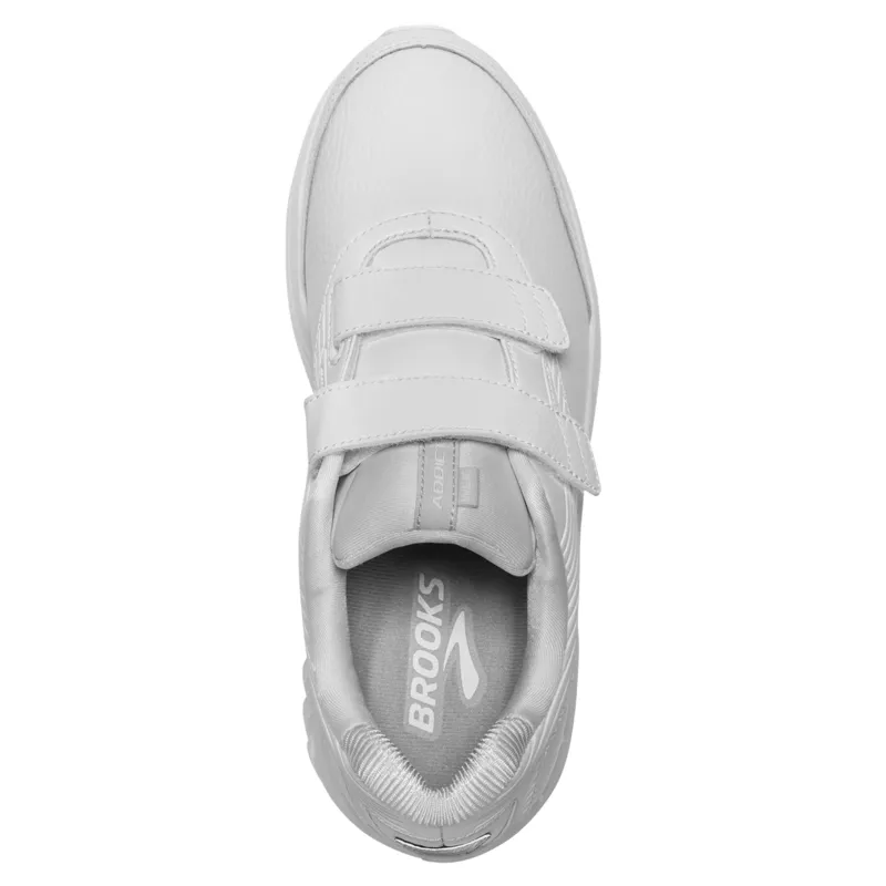 Brooks Addiction Walker V-Strap 2 Women's Walking Shoes - White/White-3