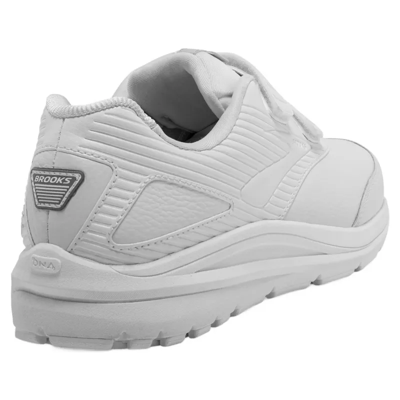 Brooks Addiction Walker V-Strap 2 Women's Walking Shoes - White/White-4