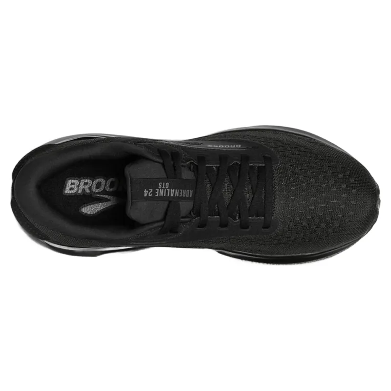 Brooks Adrenaline GTS 24 2E Men's Running Shoes - Black/Black/Ebony-2