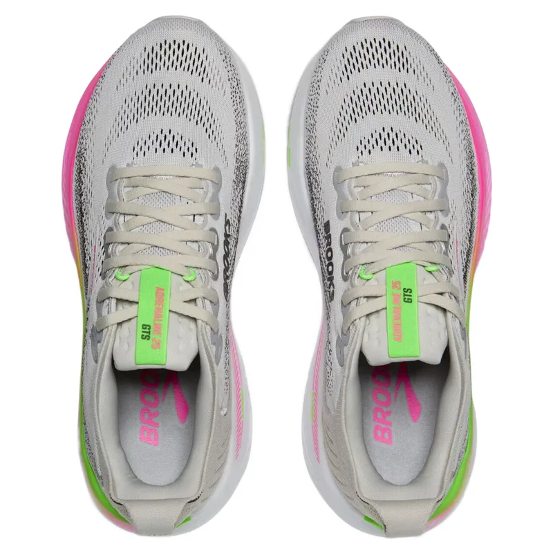 Brooks Adrenaline GTS 25 1D Wide Fit Women's Running Shoes - Oyster-4