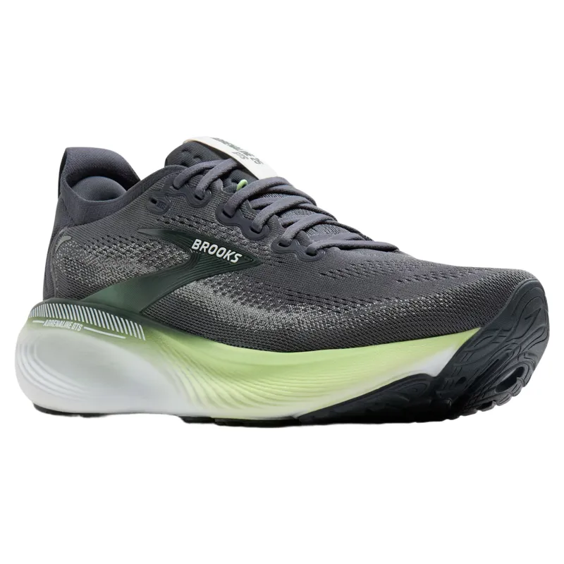 Brooks Adrenaline GTS 25 Men's Running Shoes - Grey/Green/Spruce-1