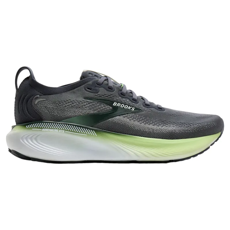Brooks Adrenaline GTS 25 Men's Running Shoes - Grey/Green/Spruce