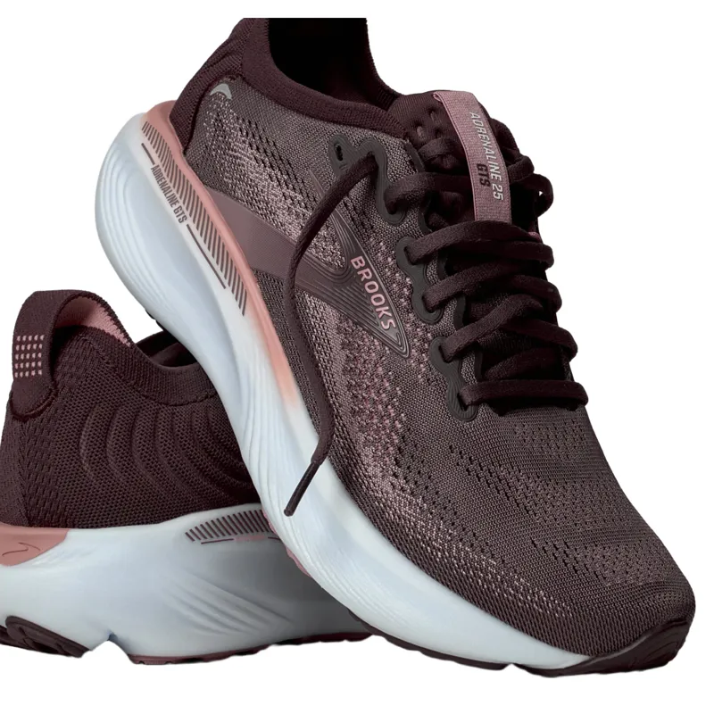 Brooks Adrenaline GTS 25 Women's Running Shoes - Raisin/Woodrose-1