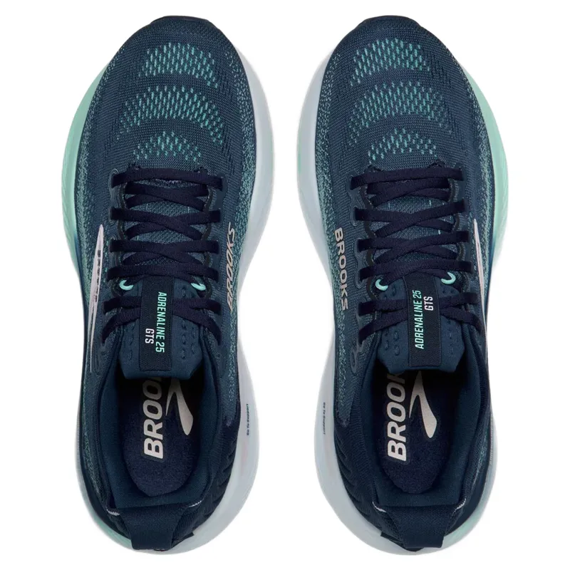 Brooks Adrenaline GTS 25 Women's Running Shoes - Spellbound/Yucca/Pink-3