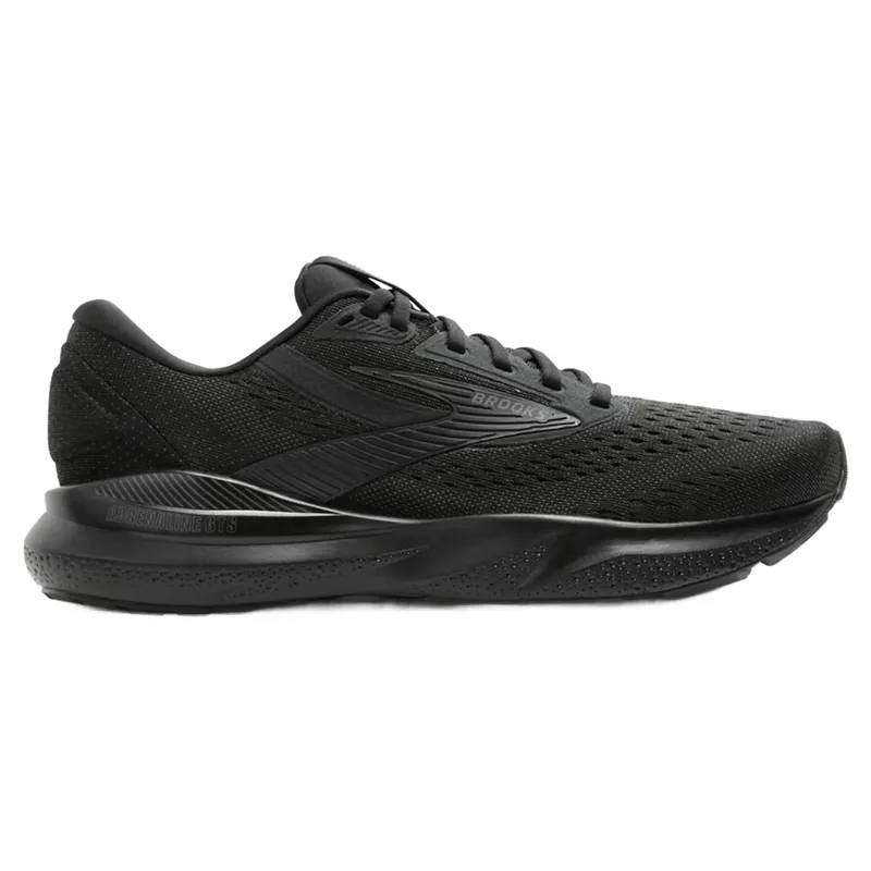 Brooks Adreneline GTS 24 4E Men's Running Shoes - Black/Black/Ebony