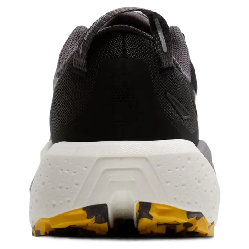 Brooks Caldera 8 Men's Trail Running Shoes - Black/Rabbit/Zest-3