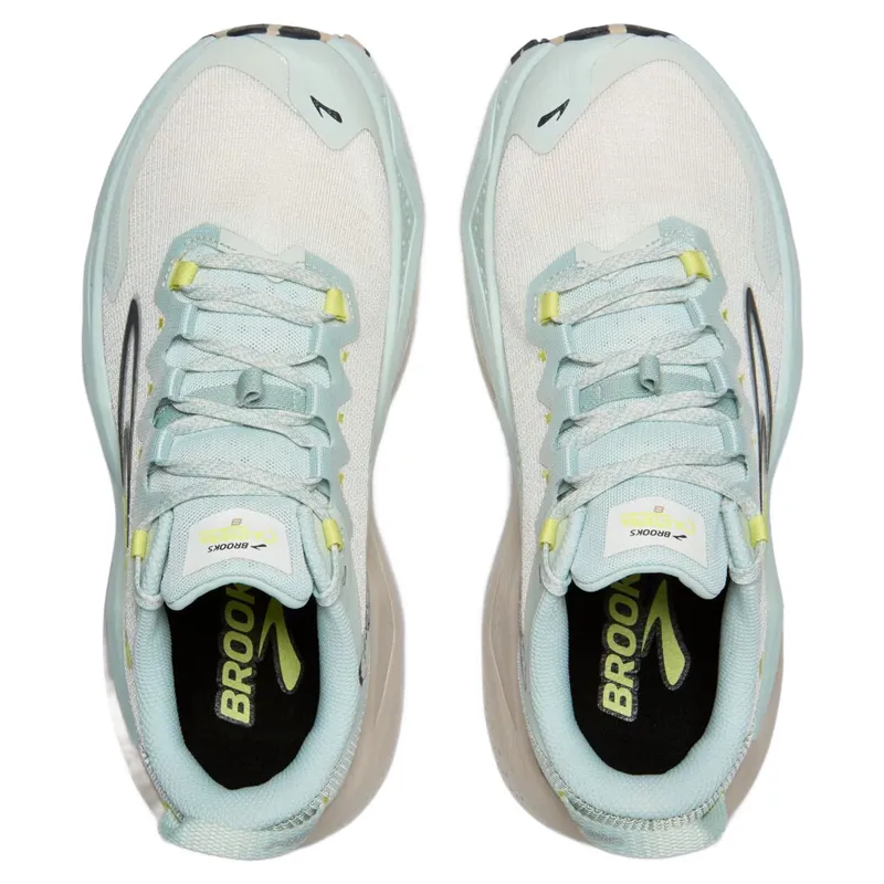 Brooks Caldera 8 Women's Trail Running Shoes - Blue/Coconut/Chateau-2