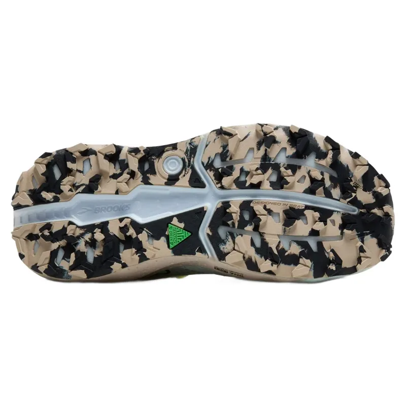 Brooks Caldera 8 Women's Trail Running Shoes - Blue/Coconut/Chateau-3