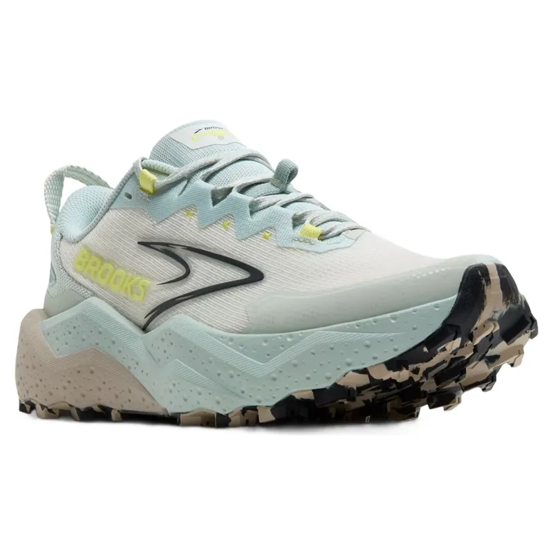 Brooks Caldera 8 Women's Trail Running Shoes - Blue/Coconut/Chateau-4