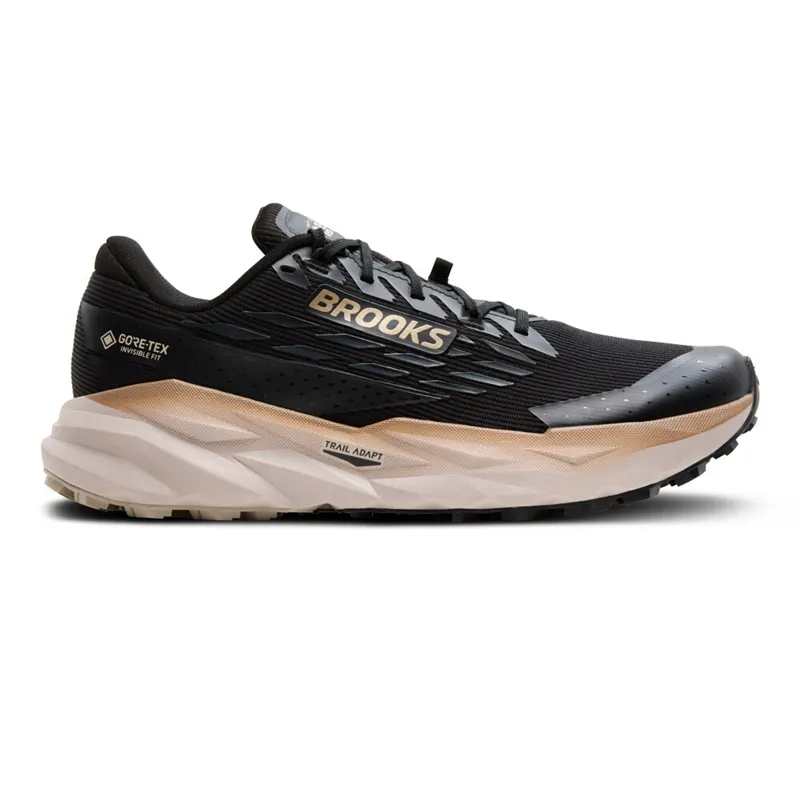 Brooks Cascadia 19 GTX Men's Trail Running Shoes - Black/Ebony/Chateau