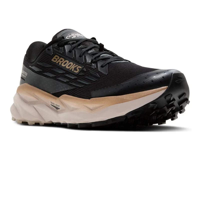 Brooks Cascadia 19 GTX Men's Trail Running Shoes - Black/Ebony/Chateau-4