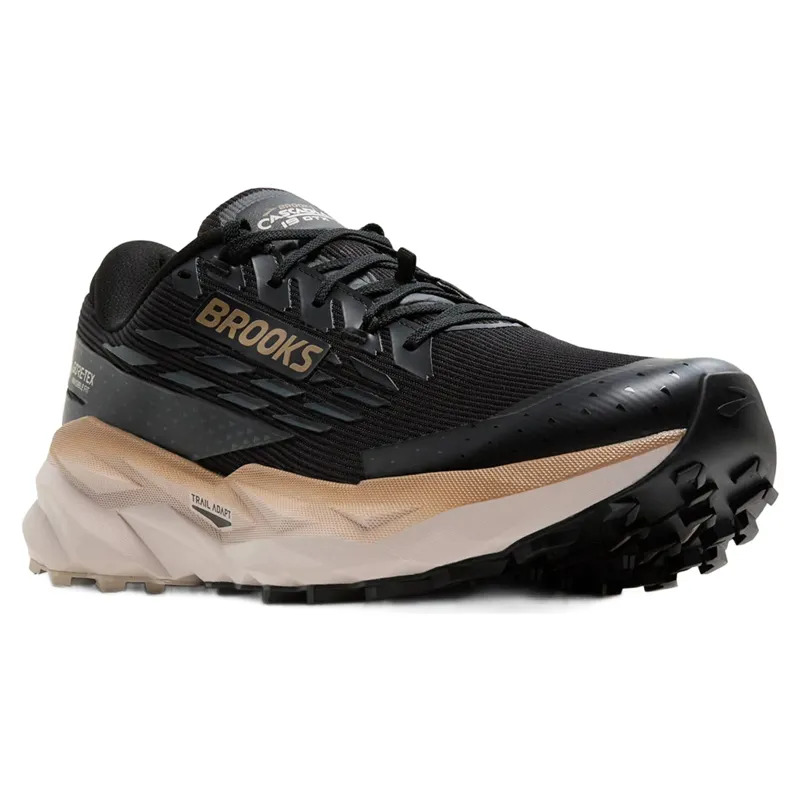 Brooks Cascadia 19 GTX Men's Trail Running Shoes - Black/Ebony/Chateau Grey-3