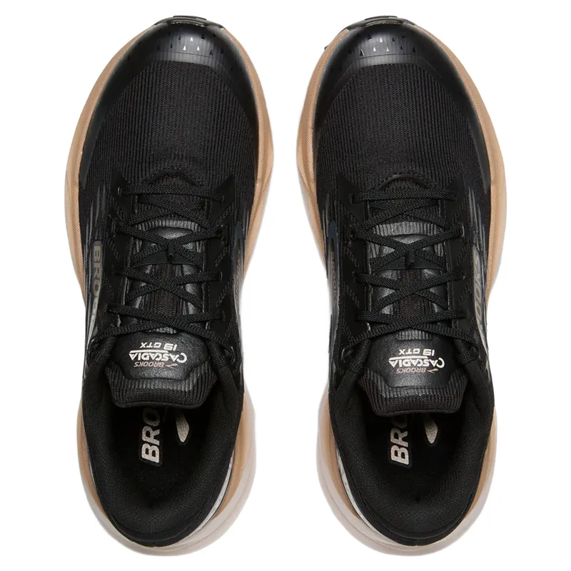 Brooks Cascadia 19 GTX Men's Trail Running Shoes - Black/Ebony/Chateau Grey-5