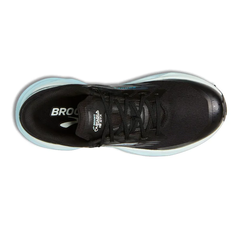 Brooks Cascadia 19 GTX Women's Trail Running Shoes - Black/Ebony/Blue-2