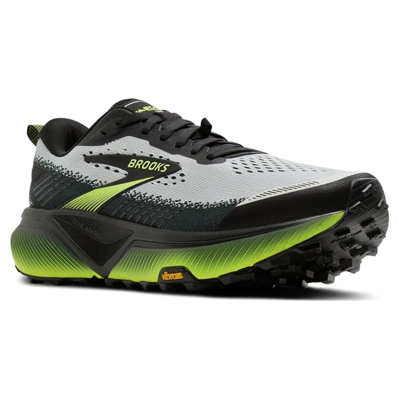 Brooks Cascadia 20 Men's Trail Running Shoes - Grey/Black/Nightlife-1
