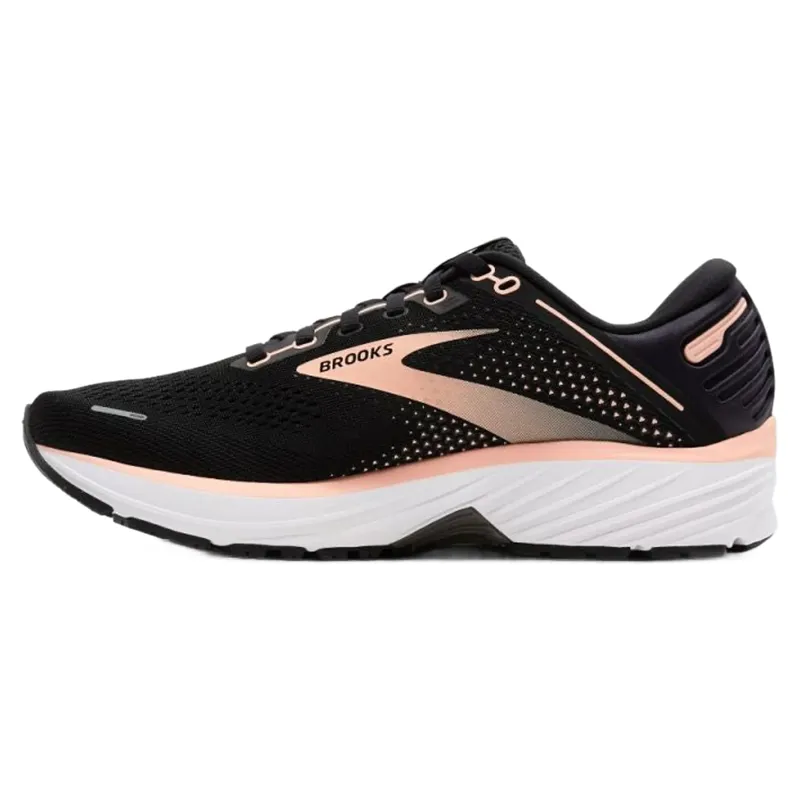 Brooks Defyance 13 Women's Running Shoes - Black/Peach/White-1