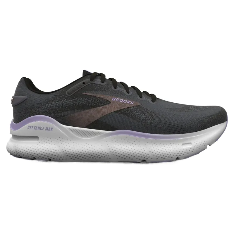 Brooks Defyance Max Women's Running Shoes - Black/Peach/White