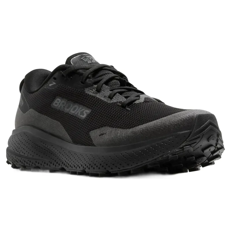 Brooks Divide 6 GTX Men's Trail Running Shoes - Black/Black/Ebony-4