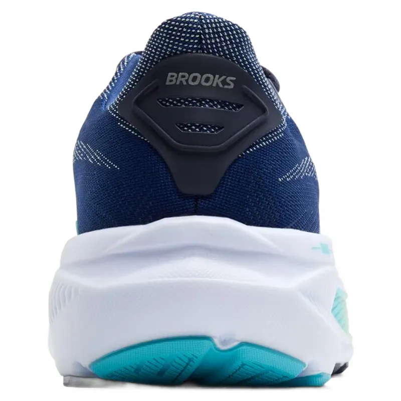 Brooks Ghost 17 1D Wide Women's Running Shoes - Navy/Green/Turquoise-3