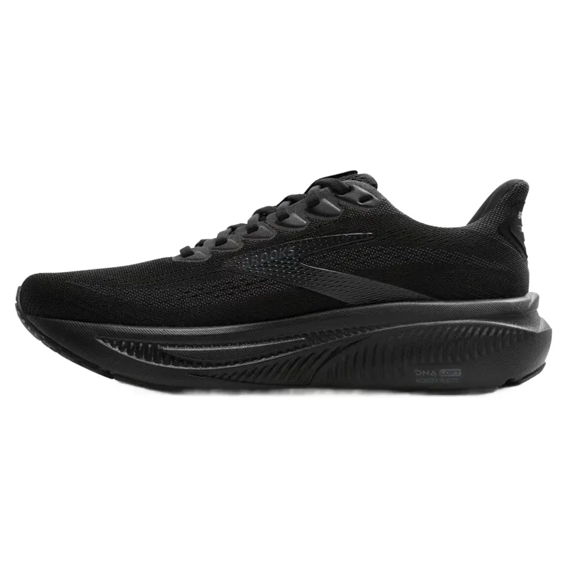 Brooks Ghost 17 4E Wide Fit Men's Running Shoes - Black/Black/Ebony-1