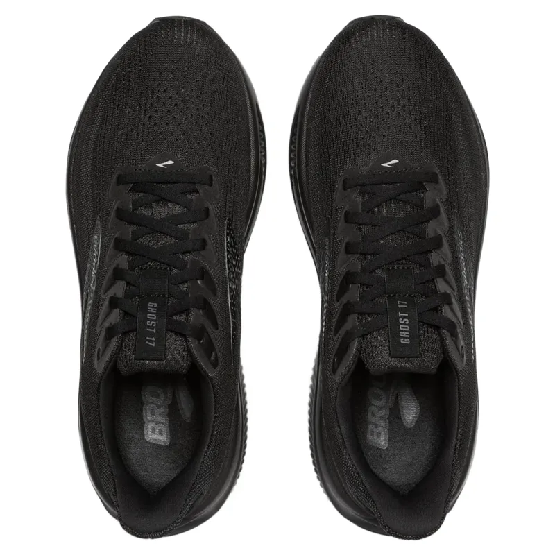 Brooks Ghost 17 4E Wide Fit Men's Running Shoes - Black/Black/Ebony-4