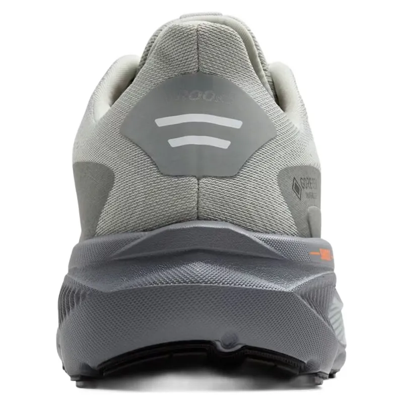 Brooks Ghost 17 GTX Men's Running Shoes - Smoke/Primer Grey/Orange-4