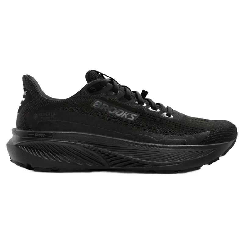 Brooks Ghost 17 GTX Women's Running Shoes - Black/Black/Ebony