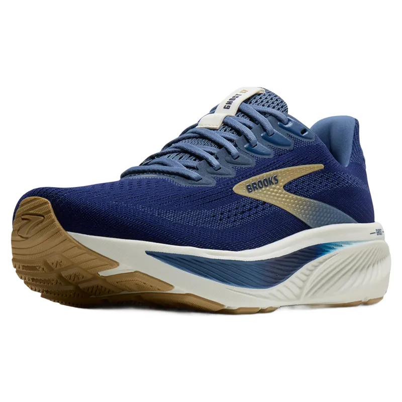 Brooks Ghost 17 Men Running Shoes - Beacon Blue/Moonlight/Starfish-2