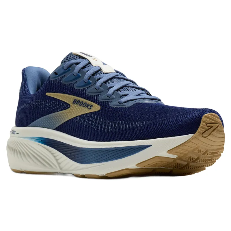 Brooks Ghost 17 Men Running Shoes - Beacon Blue/Moonlight/Starfish-3