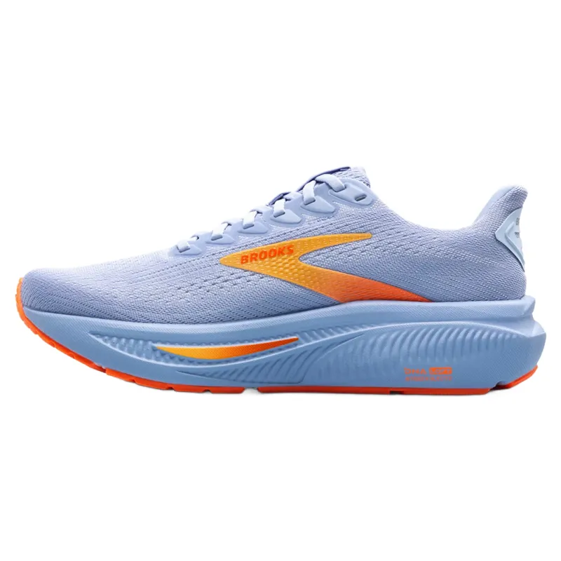 Brooks Ghost 17 Women's Running Shoes - Blue Heron/White/Orange-1