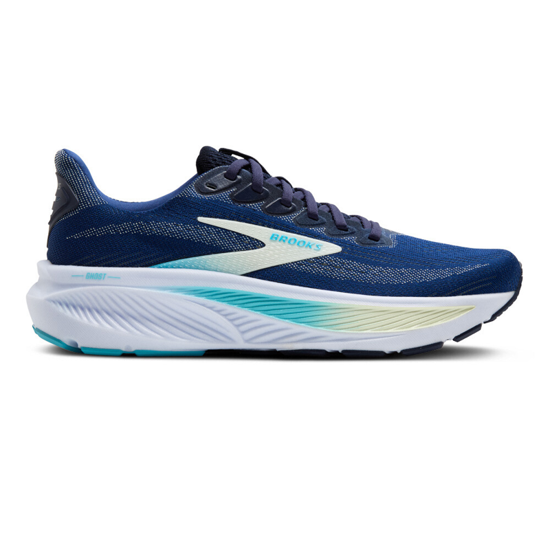Brooks Ghost 17 Women's Running Shoes - Navy/Green/Turquoise