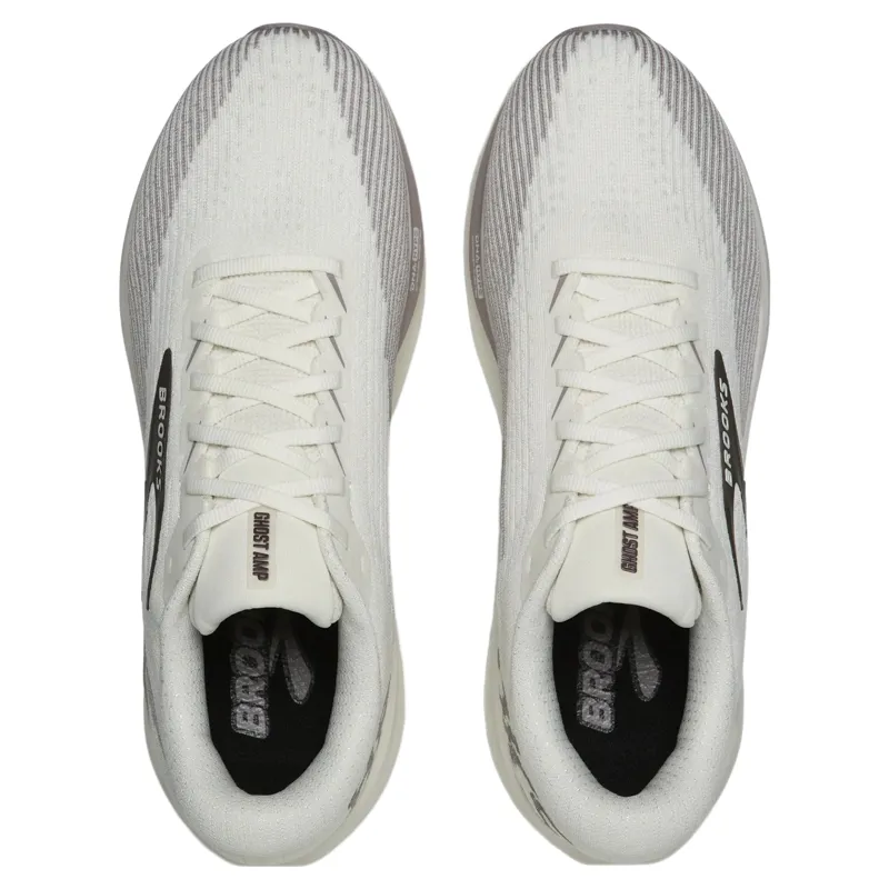 Brooks Ghost Amp Men's Running Shoes - Coconut/Purple Dove-3