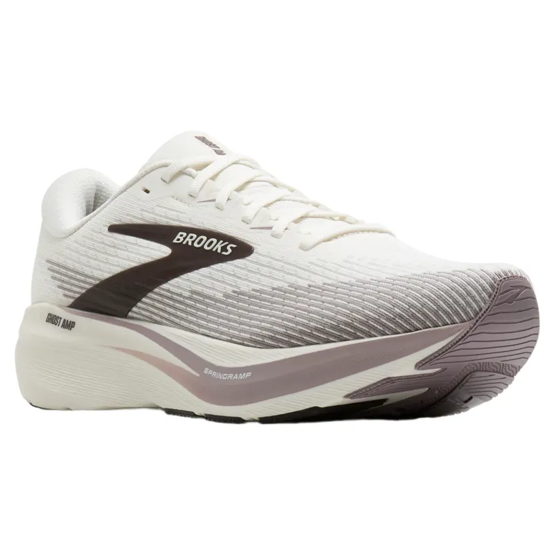 Brooks Ghost Amp Men's Running Shoes - Coconut/Purple Dove-2