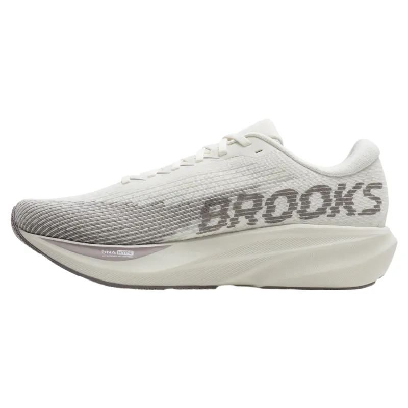 Brooks Ghost Amp Men's Running Shoes - Coconut/Purple Dove-1